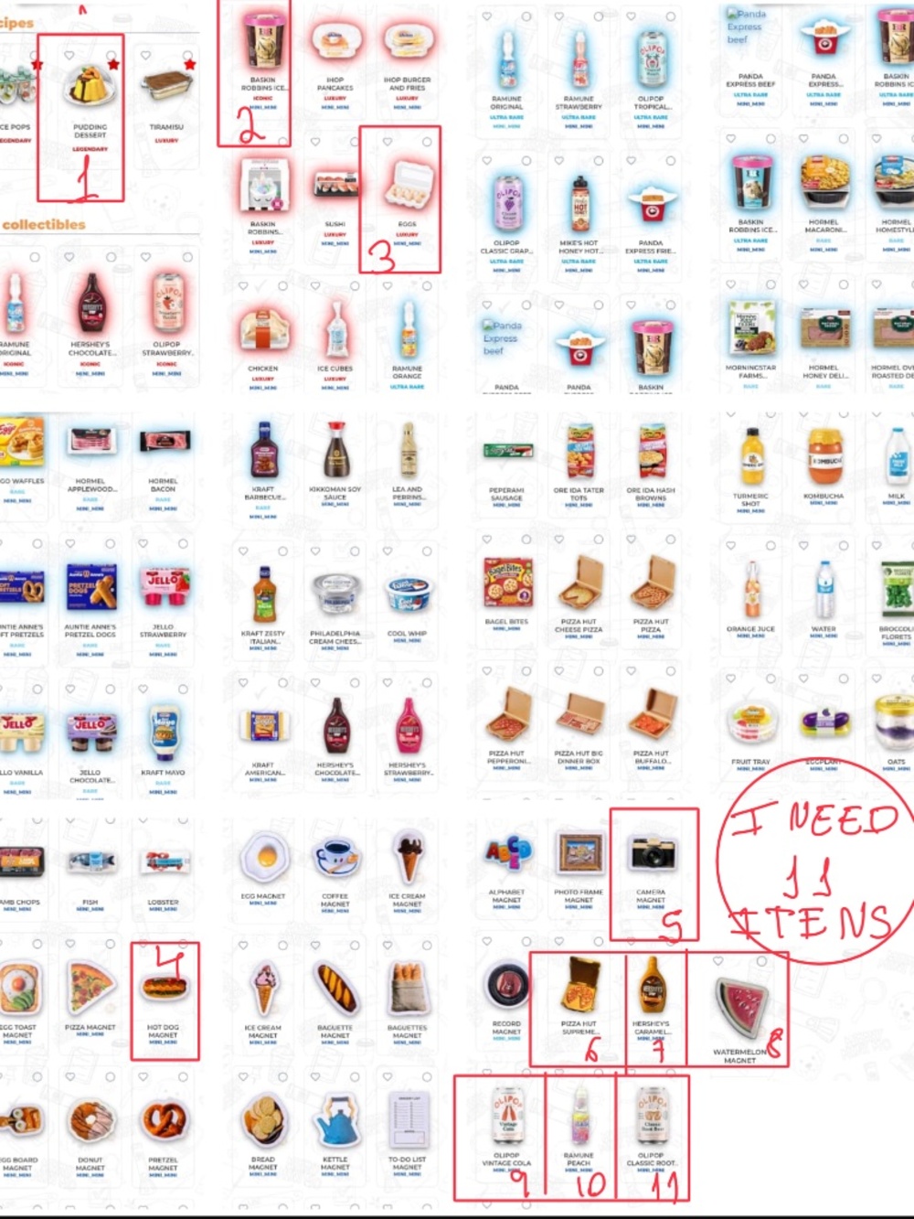 Mini Brands Fill the fridge WANTED